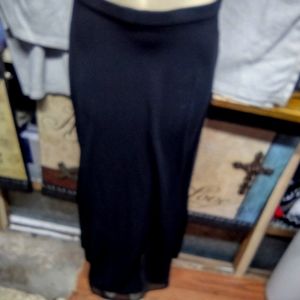Black floor length skirt